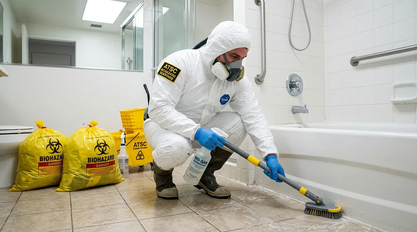 Decontamination equipment deployed for Blood Cleanup in Great Neck